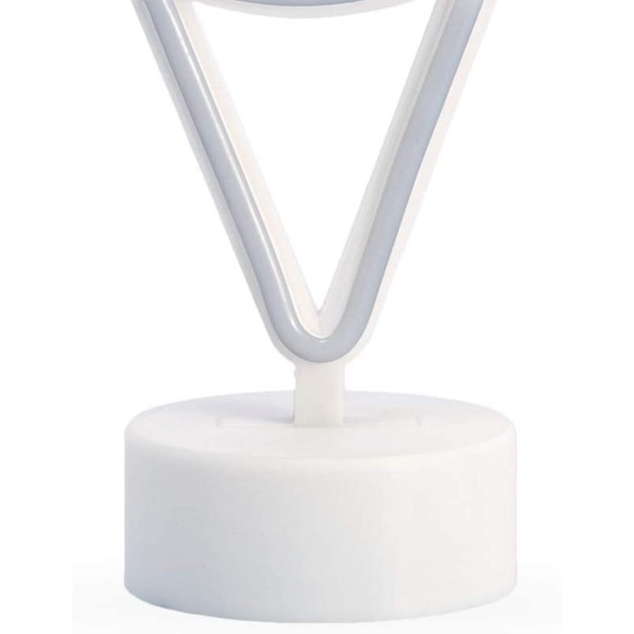 Ice Cream Desk Light, Mini LED Neon Pink Yellow - Picture 3 of 8